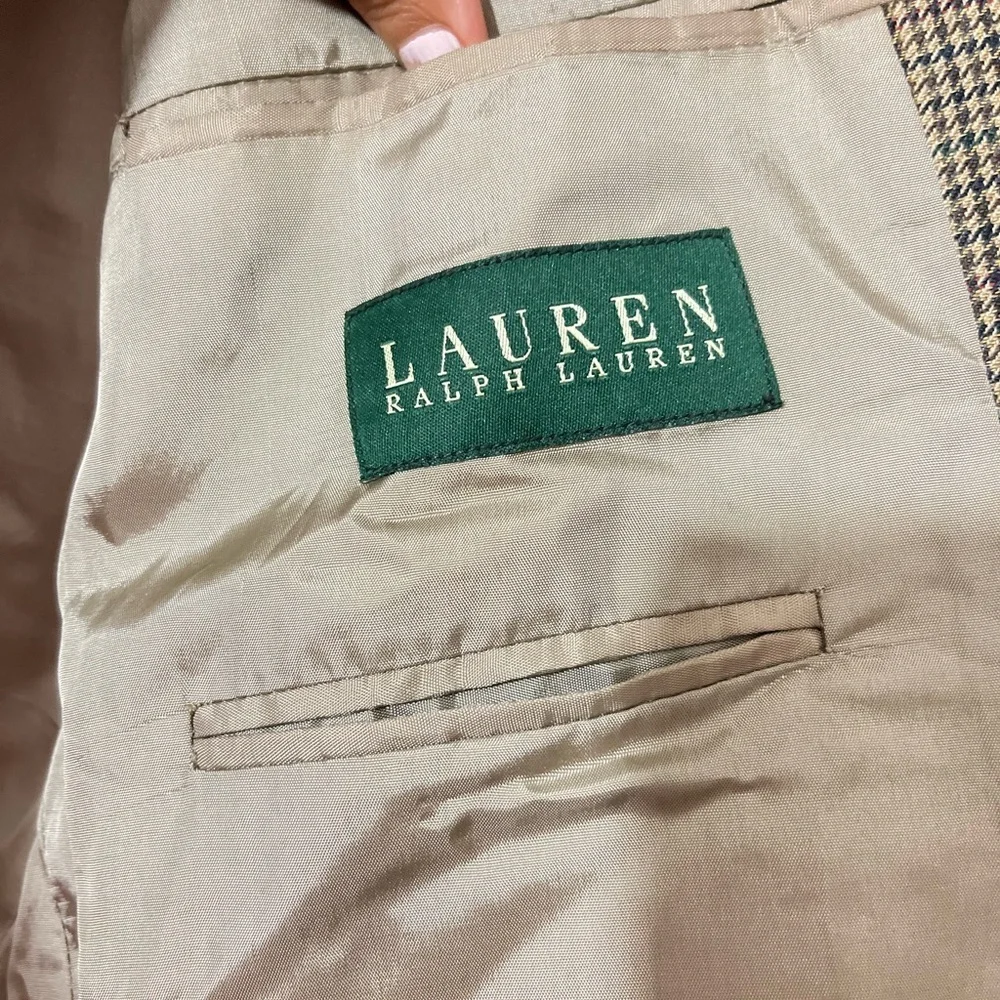 LAUREN RALPH LAUREN Men’s Silk Wool Sport Coat Suit Jacket Blazer Size 42R